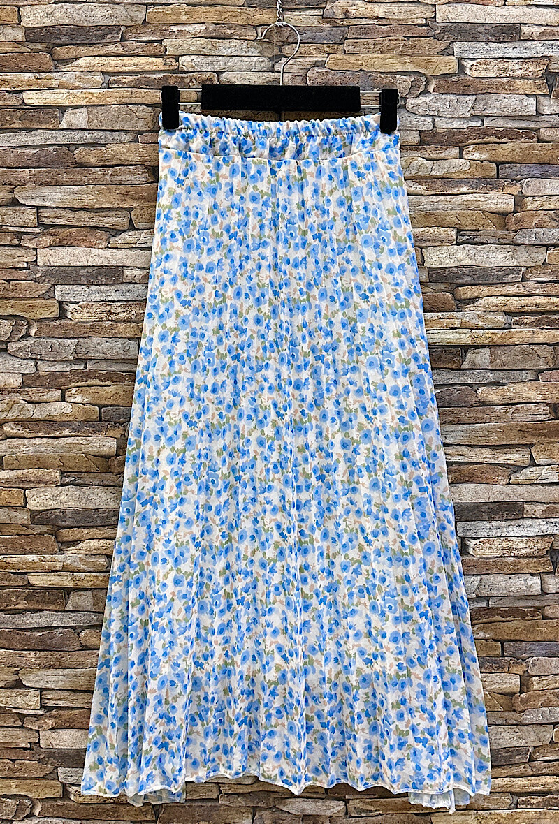 Grossiste Elle Style - Jupe LORRIS plissée très fluide avec doublure en viscose.