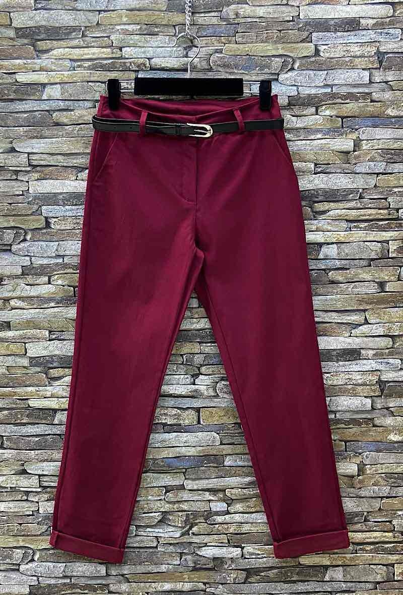 Wholesaler Elle Style - S_LUCQUE Classic plain pants, very strech with romantic front pockets.