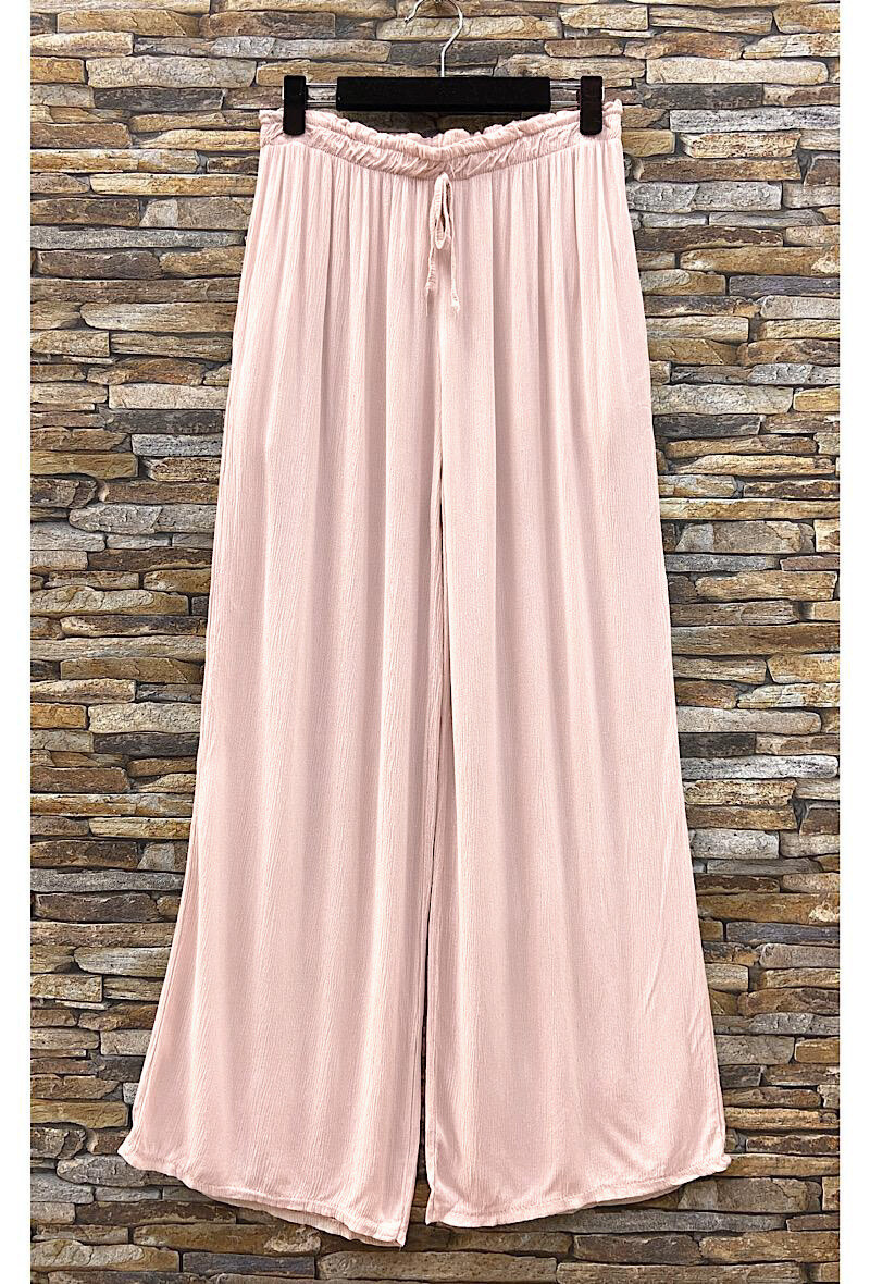 Grossiste Elle Style - Pantalon GAZZE très fluide et doux avec 2 poches avant