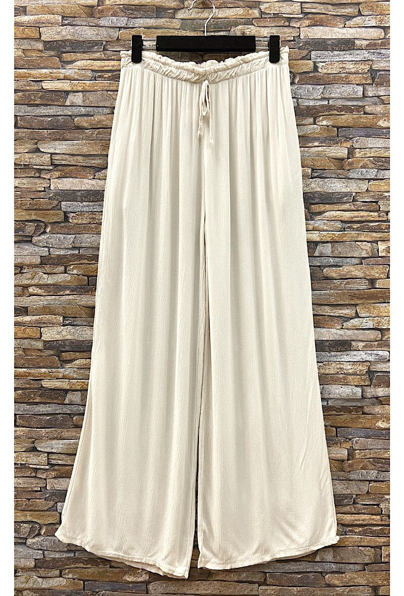 Wholesaler Elle Style - GAZE pants, very fluid and soft with 2 front pockets