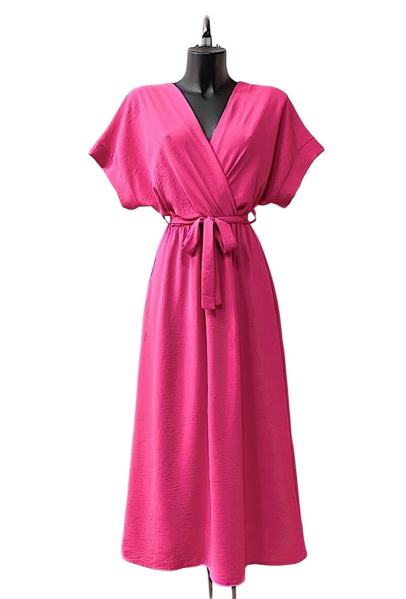 Wholesaler Elle Style - LOMMY dress, crossed, fluid and casual