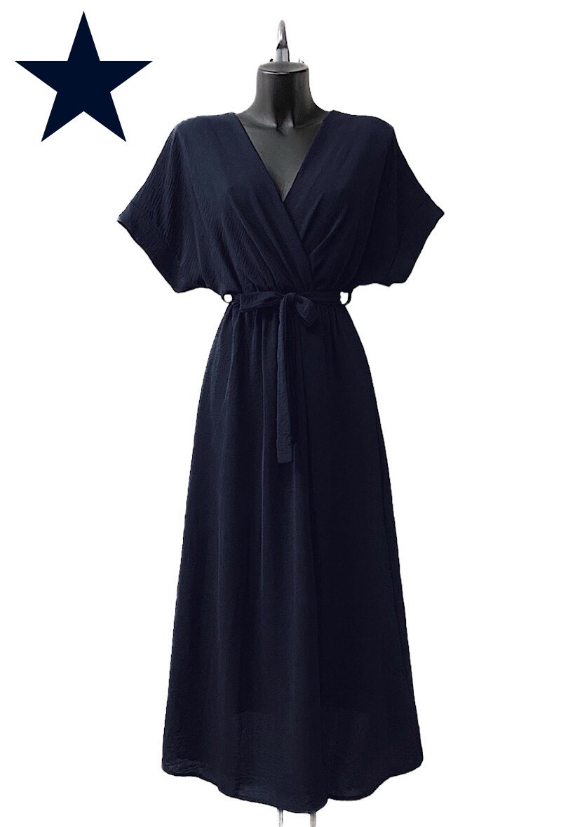 Wholesaler Elle Style - LOMMY dress, crossed, fluid and casual
