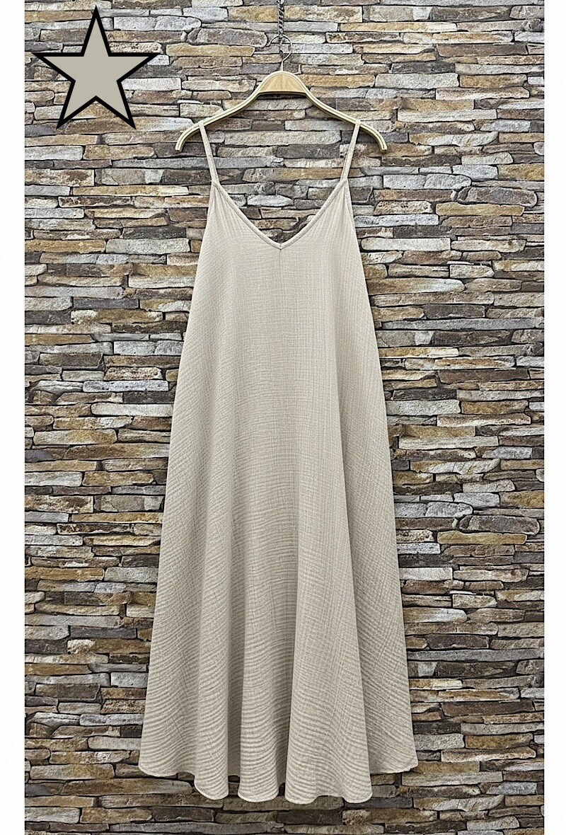 Mayorista Elle Style - Vestido ISABELLA de gasa de algodón muy fluida