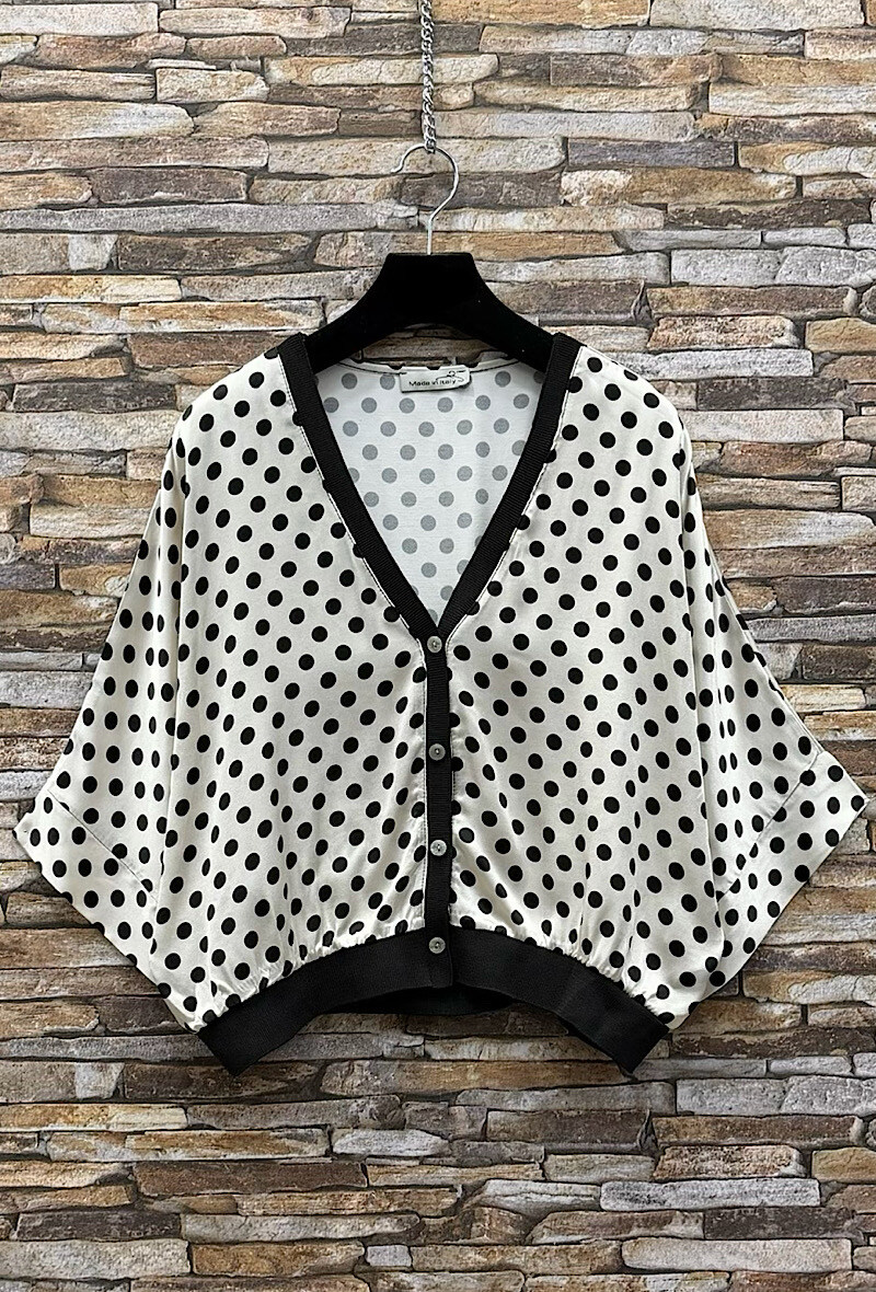 Grossiste Elle Style - Gilet GILETTA imprimé en viscose satinée effet soie, fluide et romantique