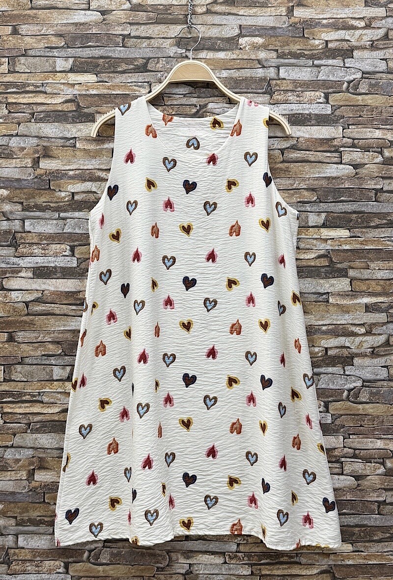 Großhändler Elle Style - GABRIELLA Kleid aus fließender Viskose mit Print. BOHEMIAN CHIC und IM TREND.