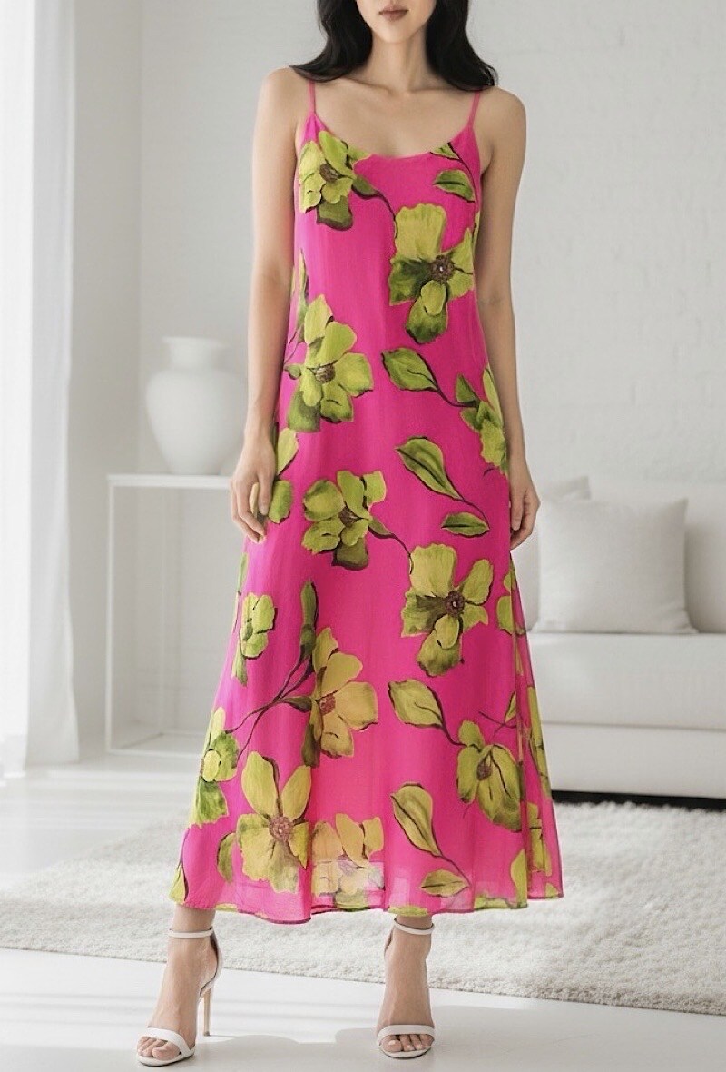 Mayorista Elle Style - Vestido MEGANE, muy fluido, romántico, chic y a la moda con tirante ajustable