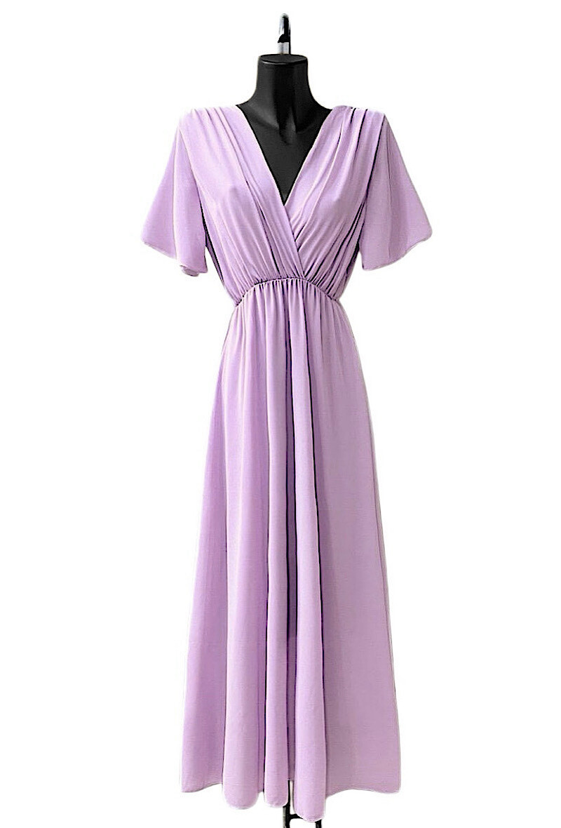 Wholesaler Elle Style - ROSY dress, very fluid romantic, trendy and elegant with viscose lining