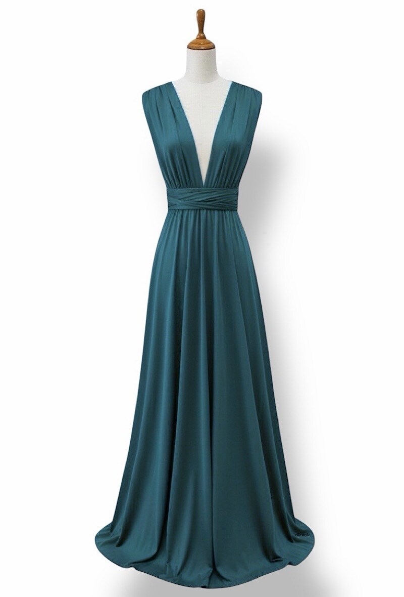 Mayorista Elle Style - Vestido largo PITCH multi-posiciones. Vestido multiusos.
