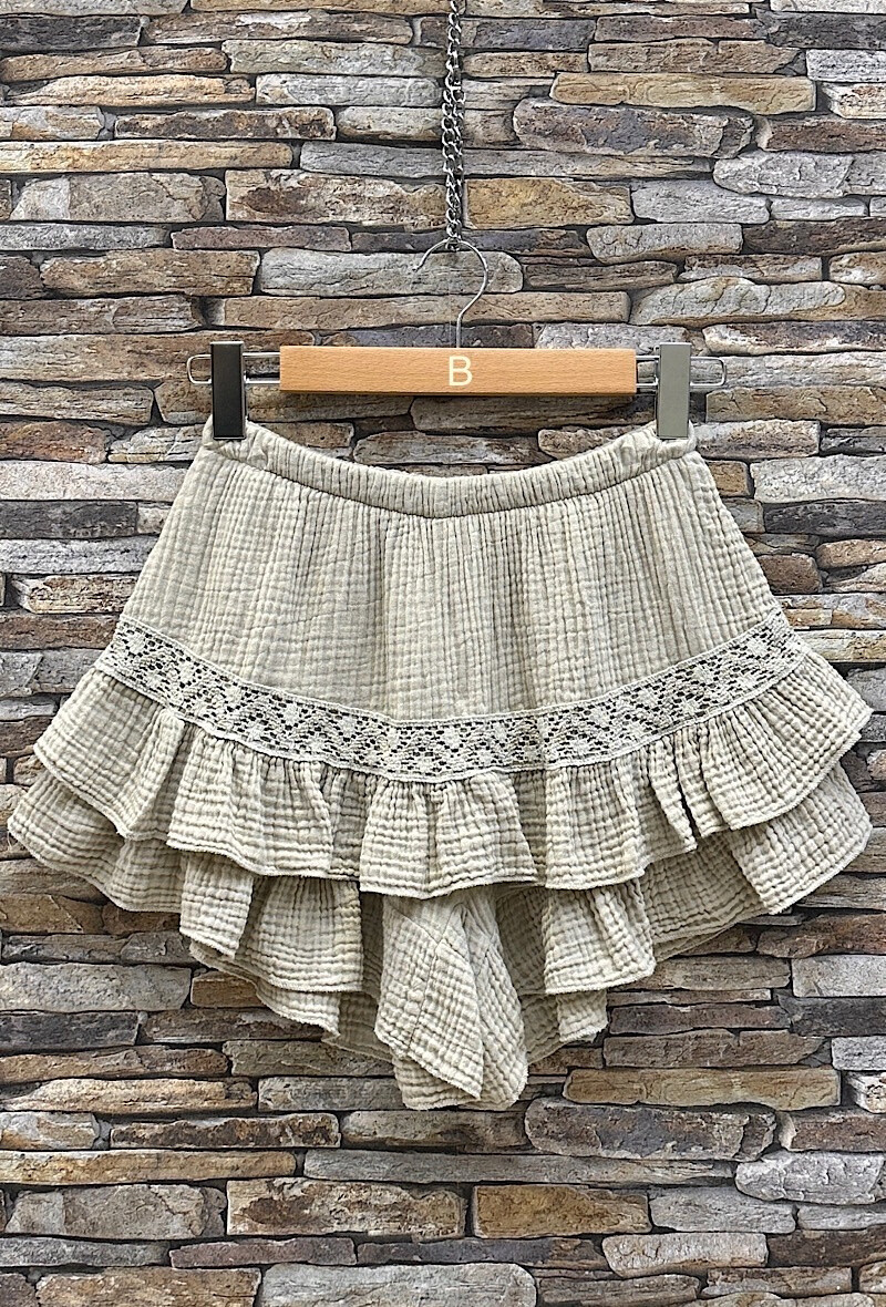 Grossista Elle Style - Pantaloni GIULIA in cotone a maglia con tasche davanti