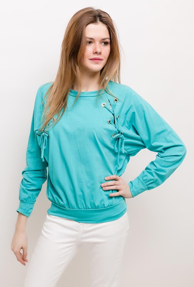 Grossiste Elle Style - Sweat à lacet