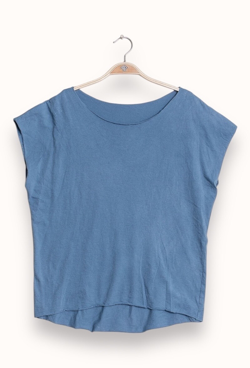 Grossiste Elle Style - Tshirt MONA coton décontracte OVERSIZE