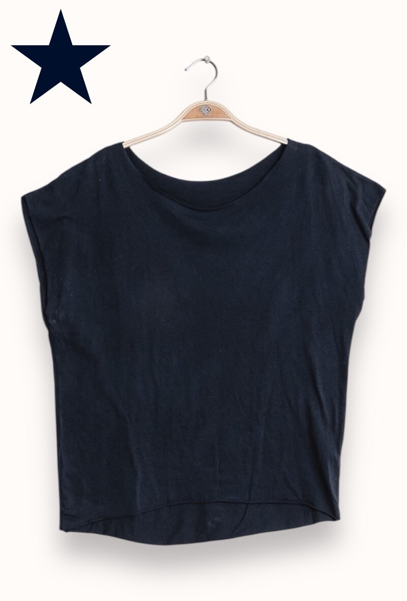 Wholesaler Elle Style - MONA Casual cotton tshirt OVERSIZE