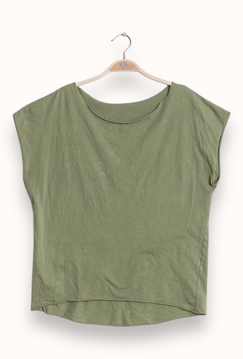 Wholesaler Elle Style - MONA Casual cotton tshirt OVERSIZE