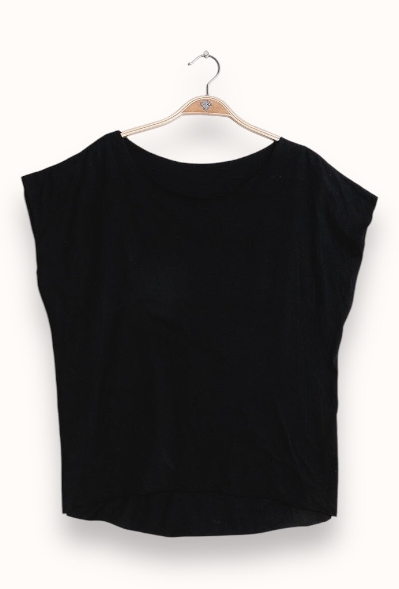 Grossiste Elle Style - Tshirt MONA coton décontracte OVERSIZE