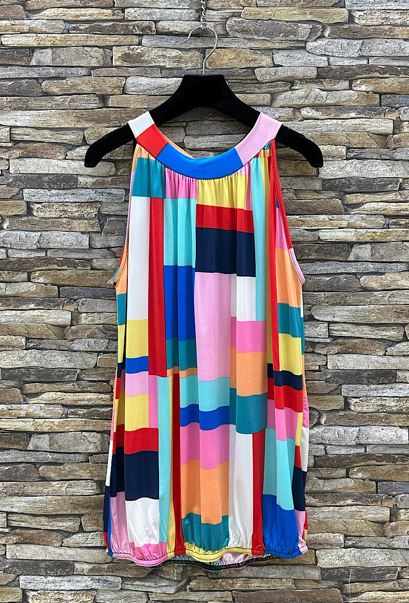 Wholesaler Elle Style - Printed SHIYE top, fluid in pitch
