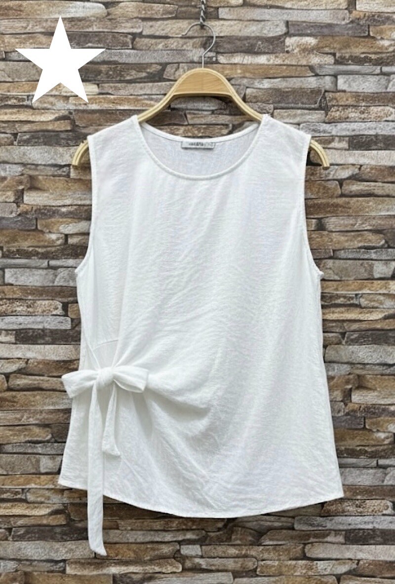 Großhändler Elle Style - KECY Bluse aus fließender Viskose mit Schleife. BOHEMISCH CHIC und IM TREND.
