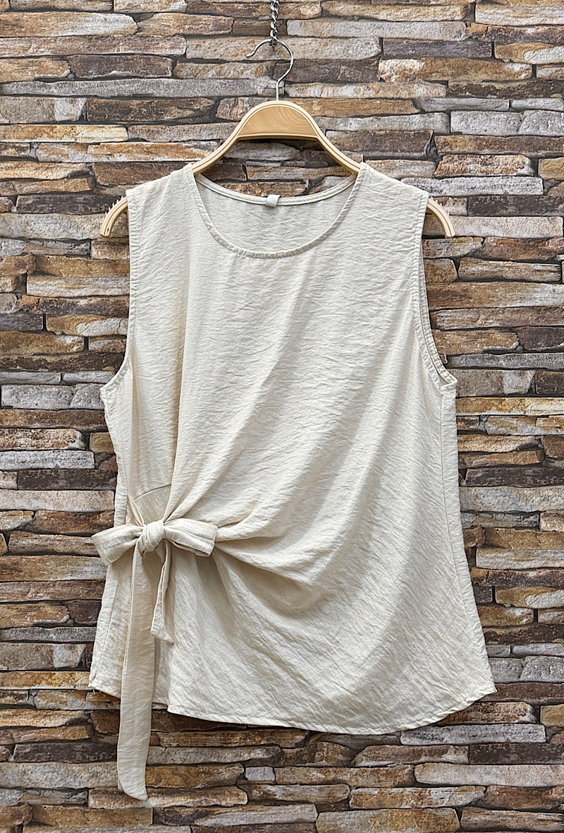 Großhändler Elle Style - KECY Bluse aus fließender Viskose mit Schleife. BOHEMISCH CHIC und IM TREND.