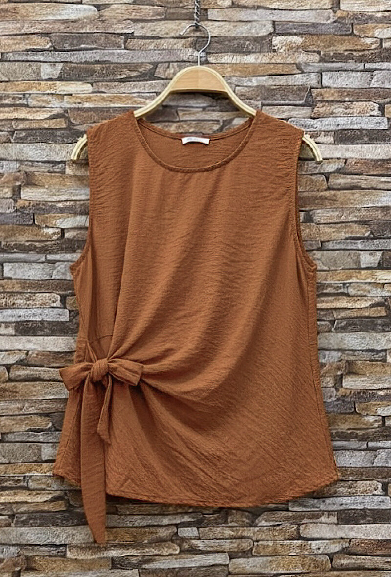 Großhändler Elle Style - KECY Bluse aus fließender Viskose mit Schleife. BOHEMISCH CHIC und IM TREND.