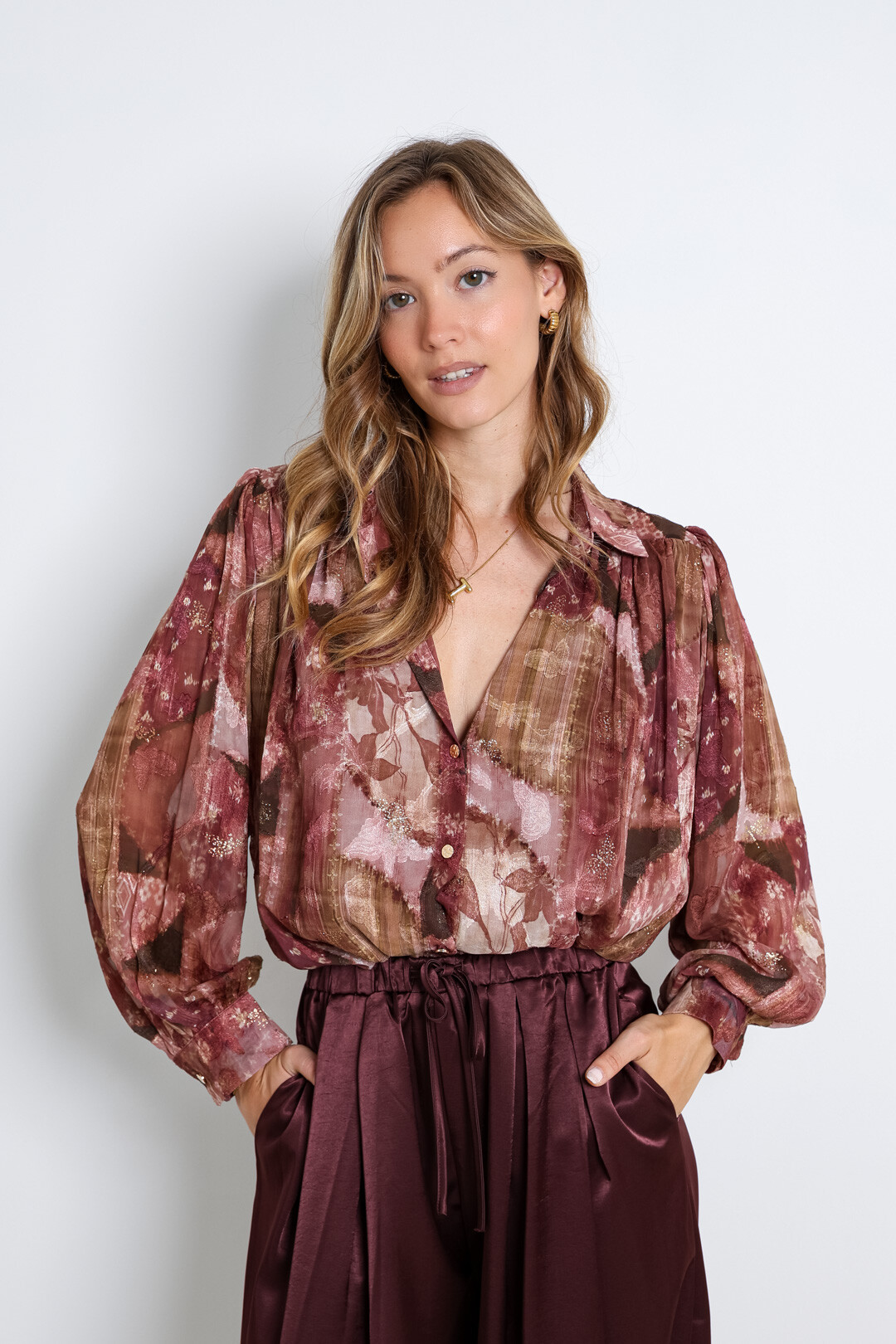 Mayorista ELLI WHITE - Camisa estampada