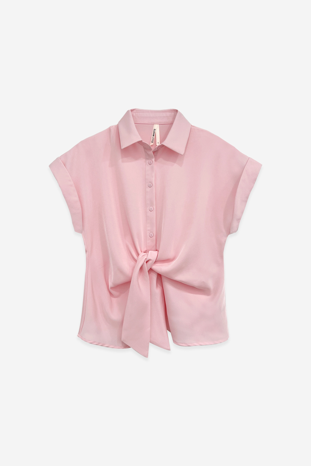 Grossiste ELLI WHITE - Chemise sans manches à nouer