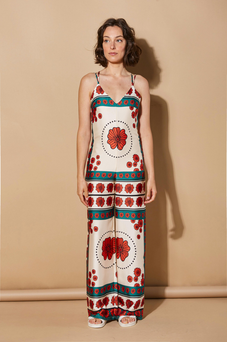 Mayorista ELLI WHITE - Mono tirantes estampado