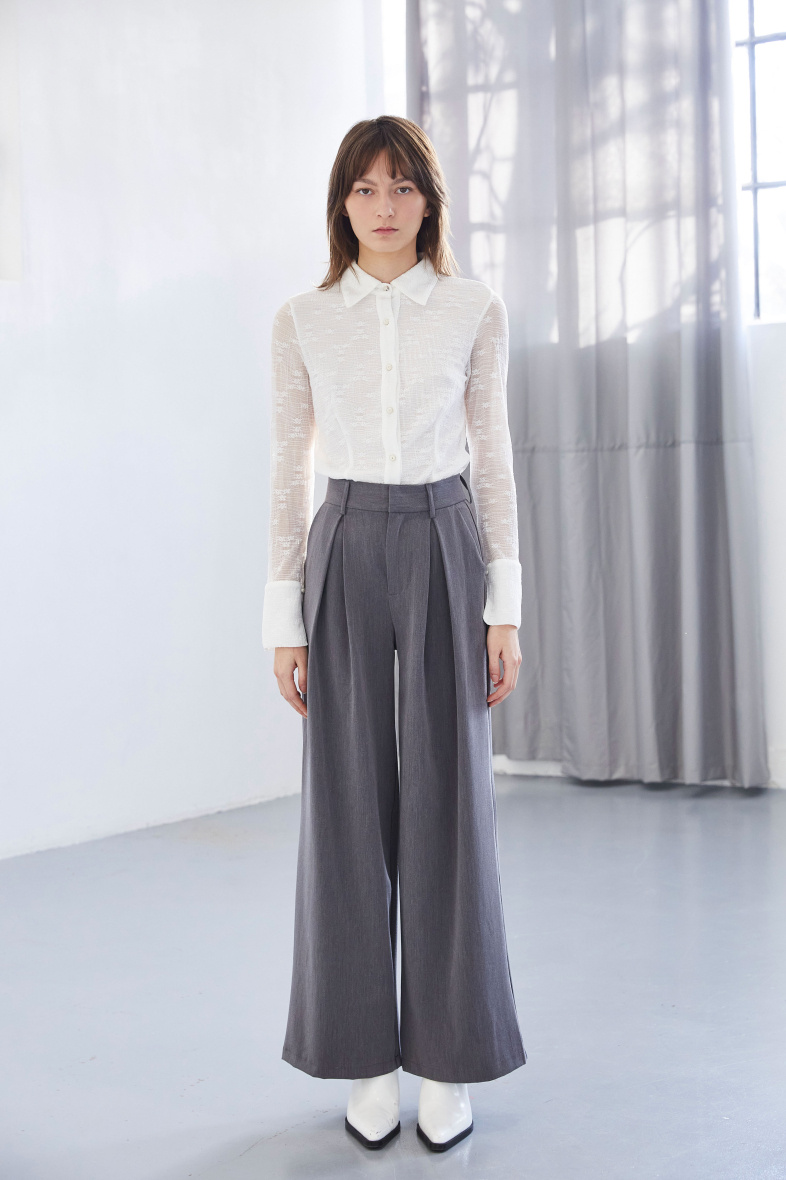 Wholesaler ELLI WHITE - Wide pleated pants