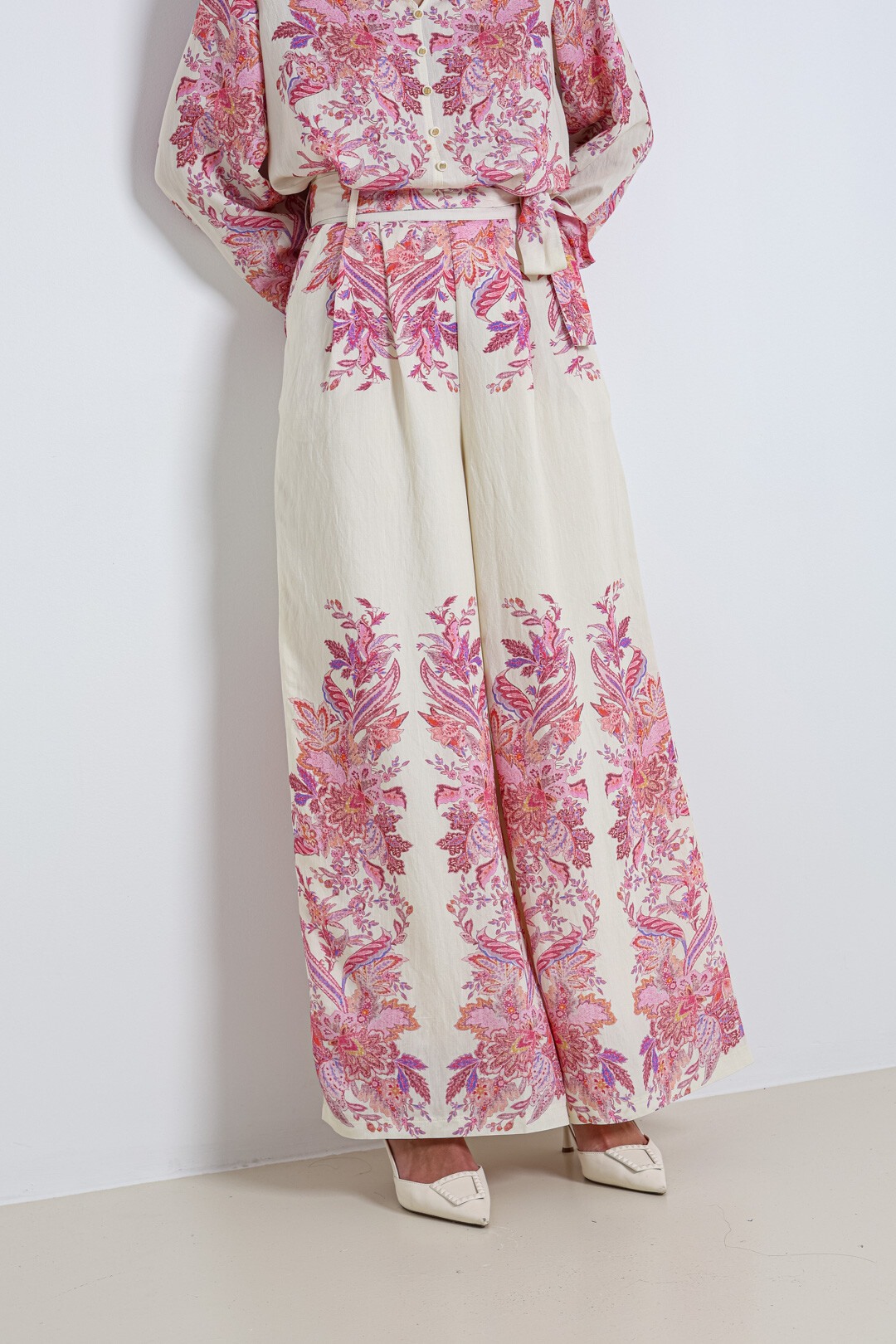 Mayorista ELLI WHITE - Pantalón recto estampado