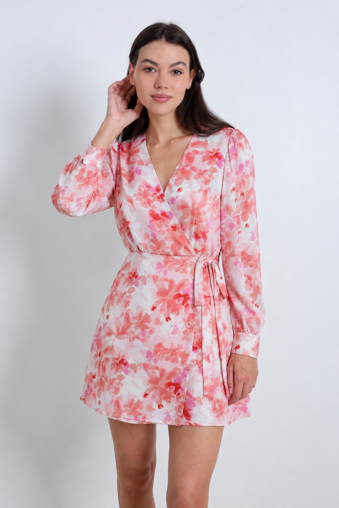 Mayorista ELLI WHITE - Vestido cruzado floral