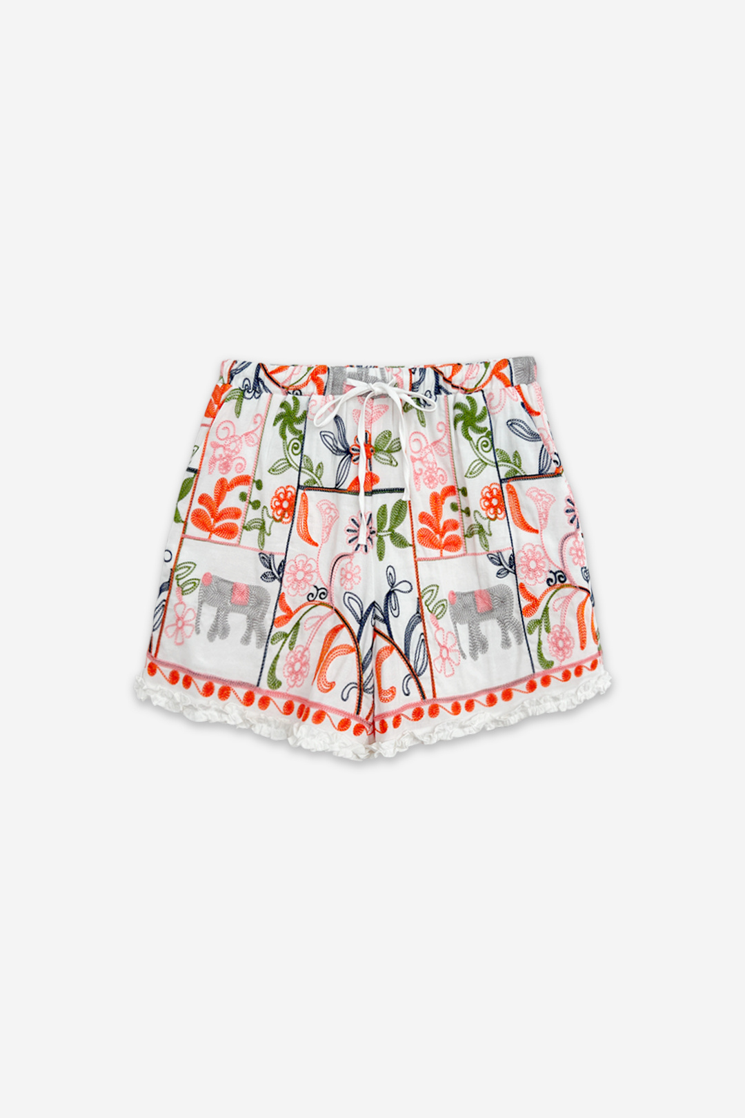 Mayorista ELLI WHITE - Pantalones cortos con estampado floral