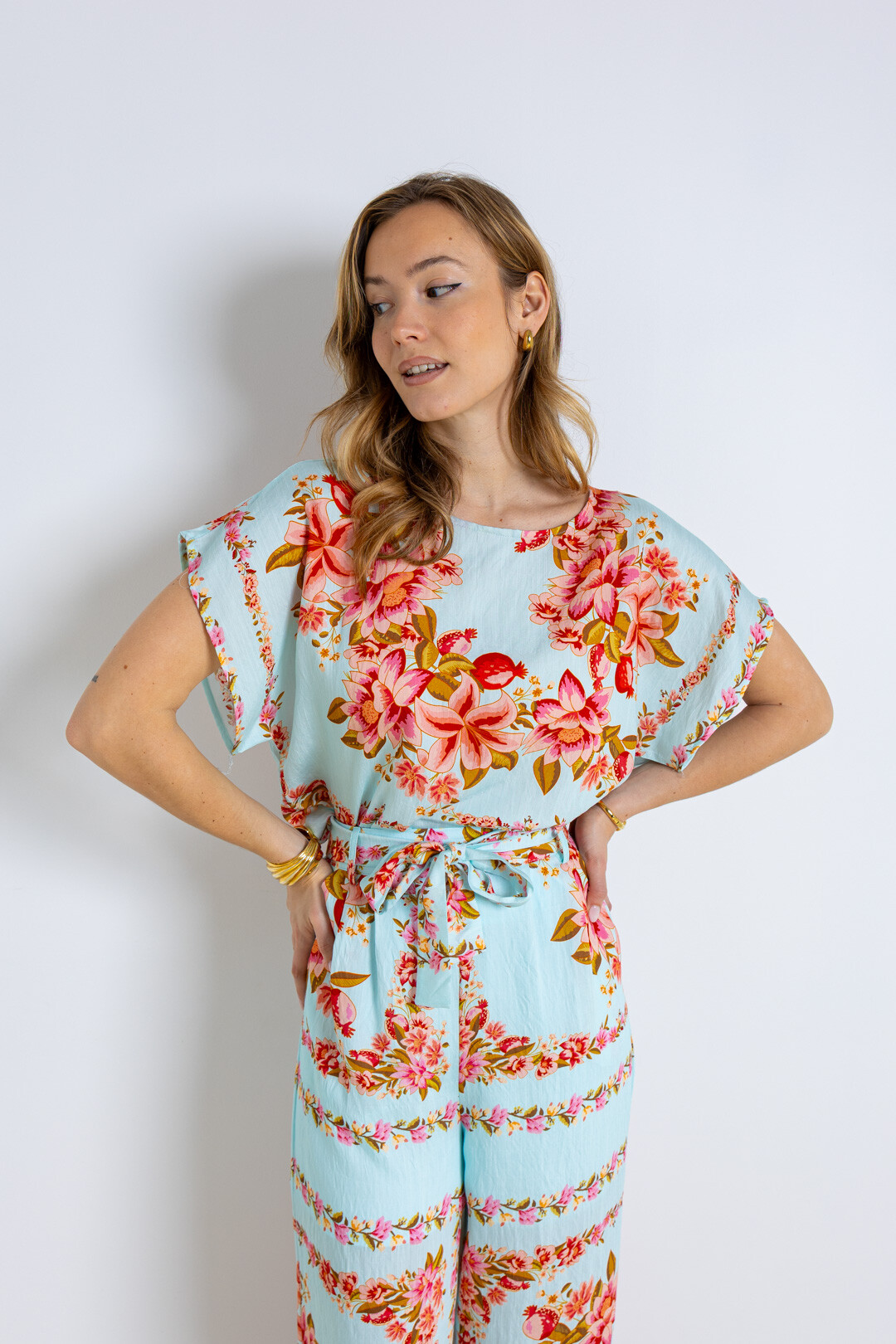 Mayorista ELLI WHITE - Top con estampado floral