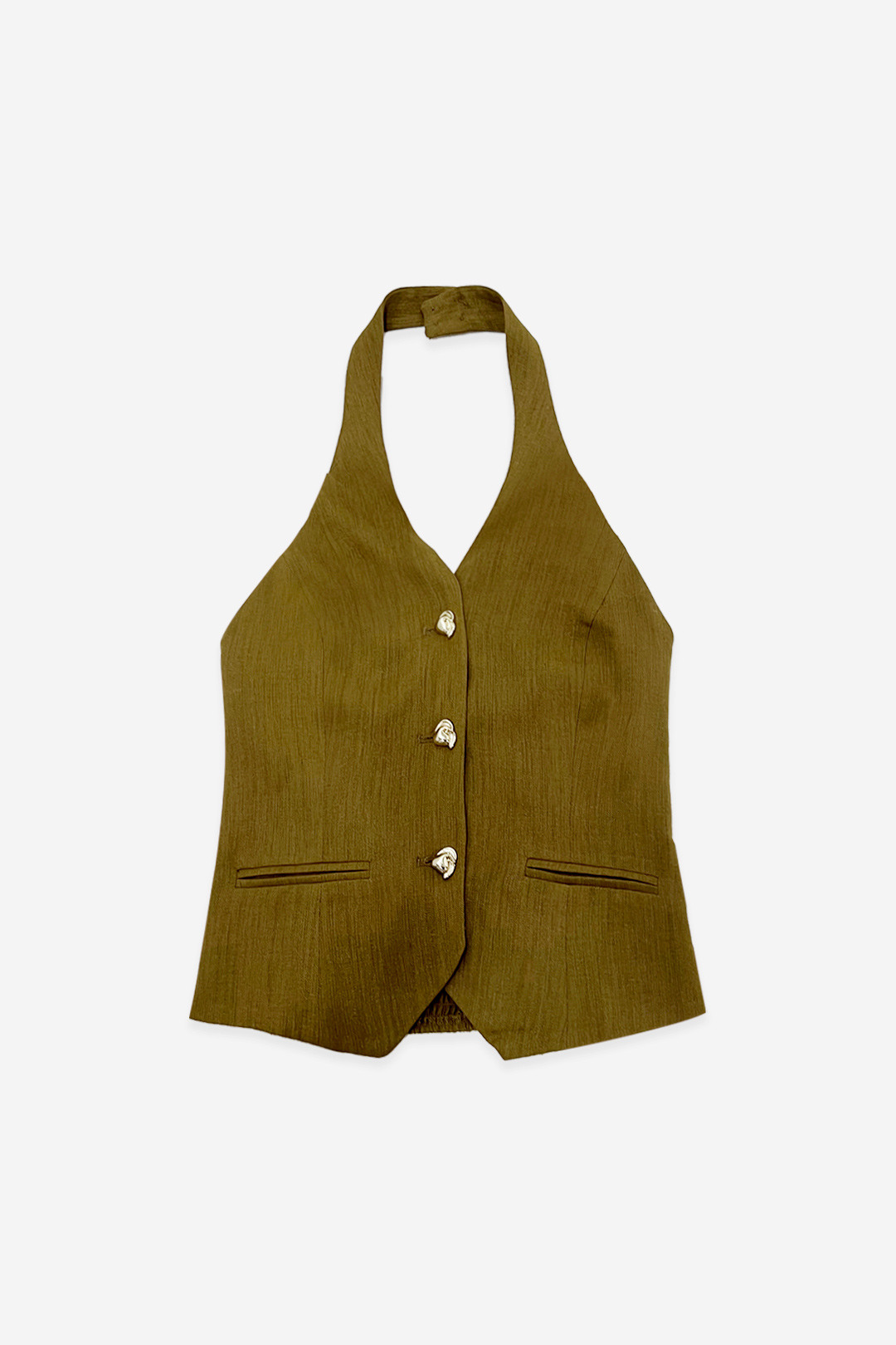 Grossiste ELLI WHITE - Top à col croisé sans manches