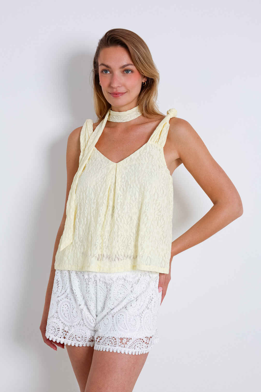 Mayorista ELLI WHITE - Top de tirantes con estampado