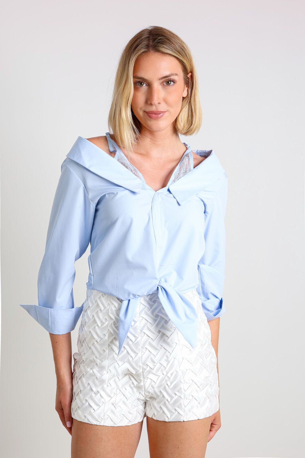 Mayorista ELLI WHITE - Top de tirantes con encaje