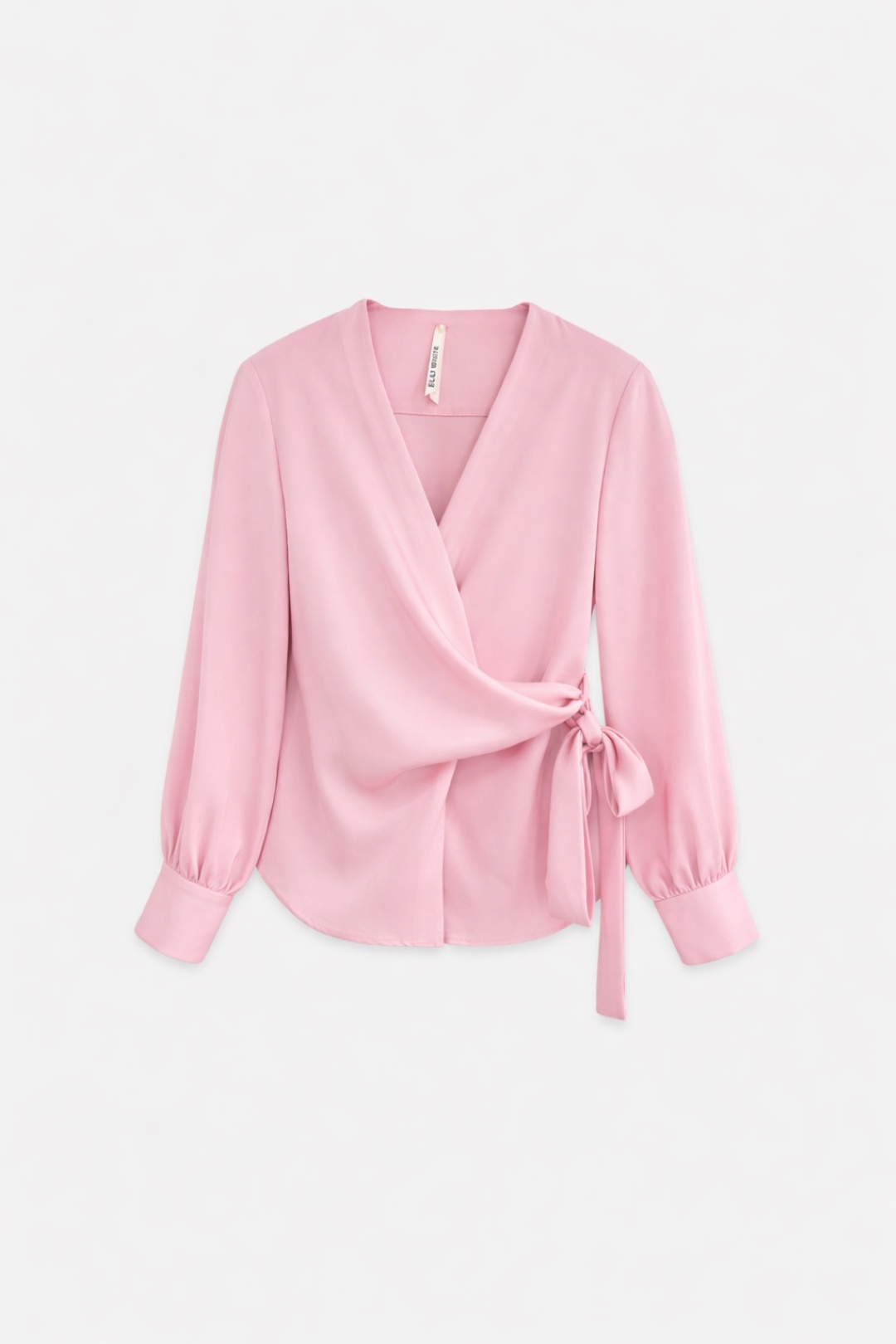 Grossiste ELLI WHITE - Veste cache-cœur à nouer