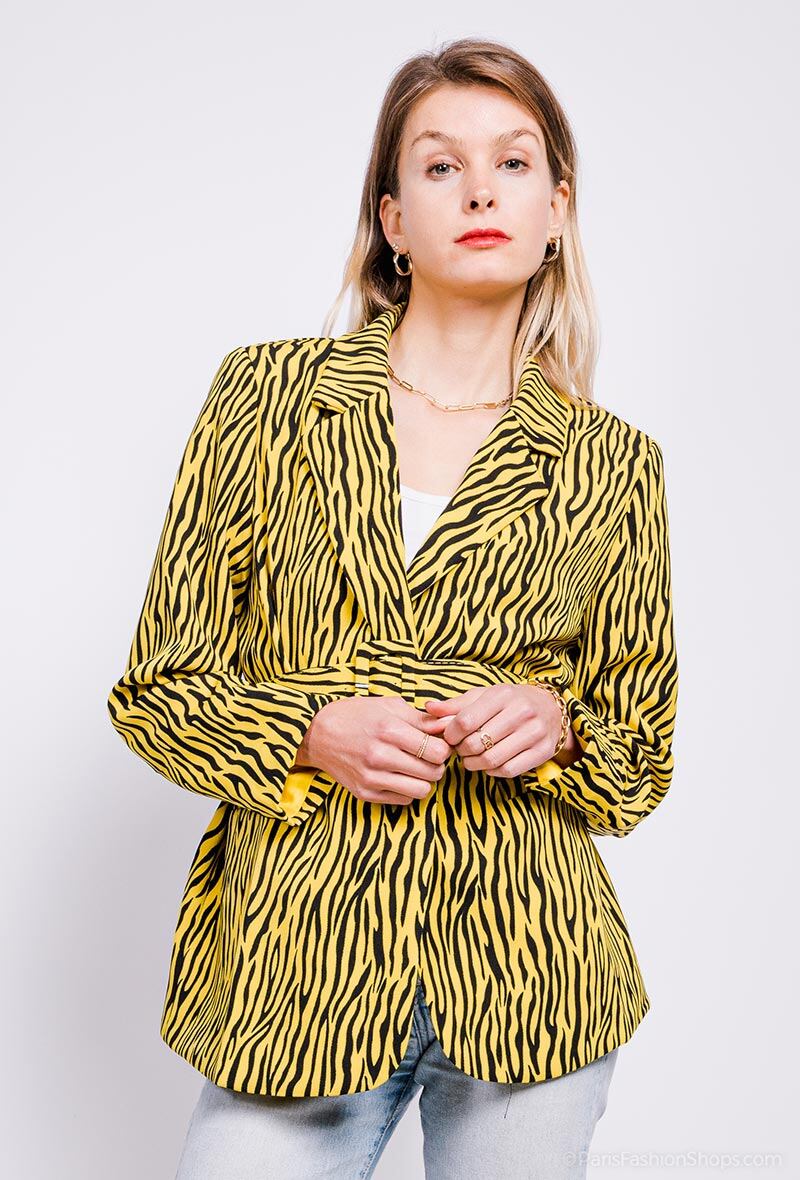 Wholesaler ELLILY - Zebra print blazer