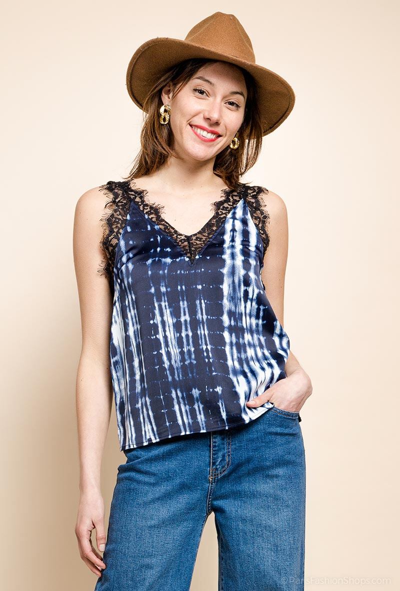 Wholesaler ELLILY - Tank top in tie & dye