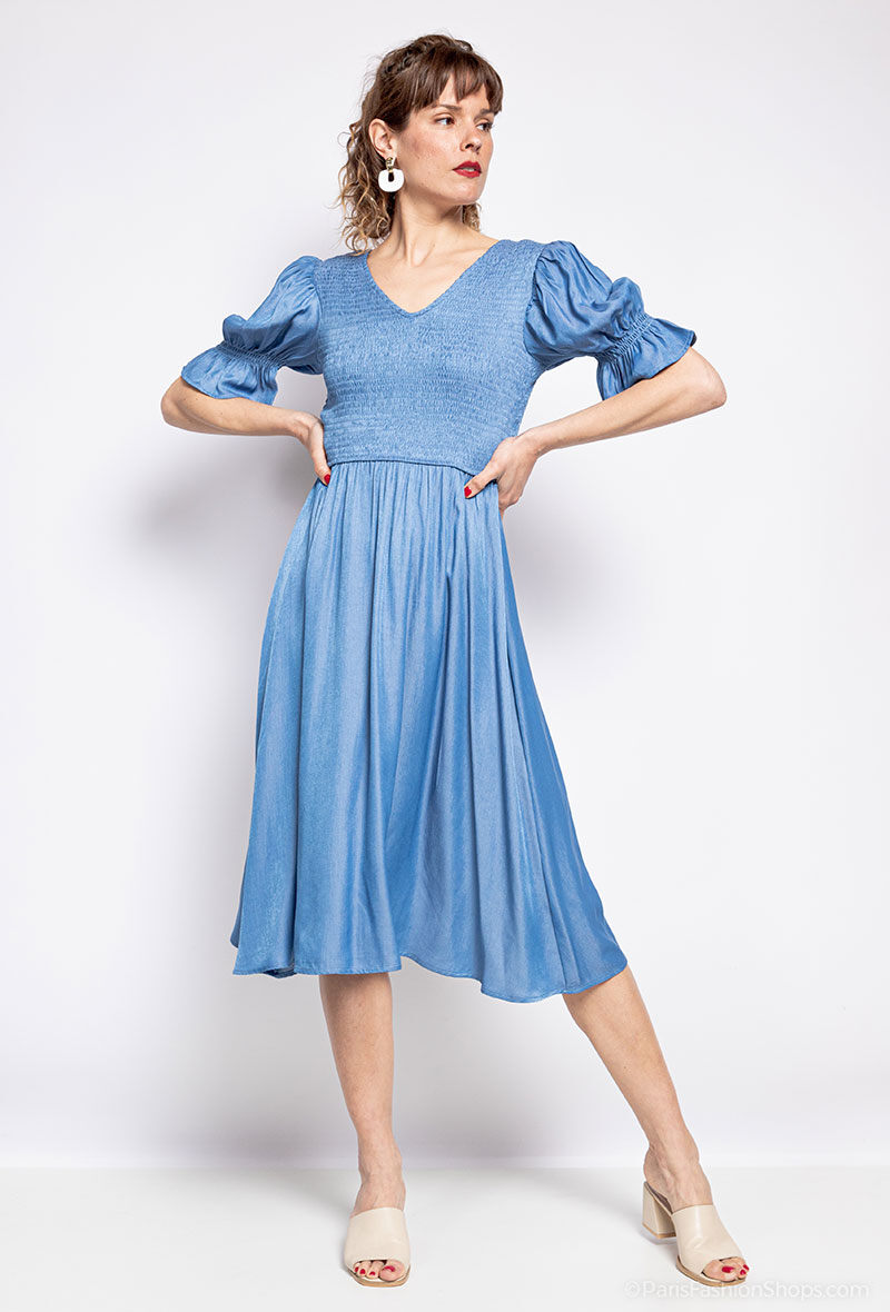Wholesaler ELLILY - Dress with smocks