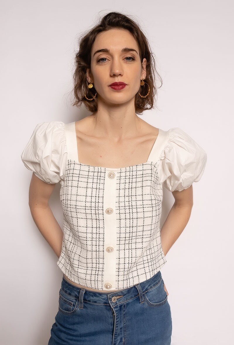 Wholesaler ELLILY - Tweed Top