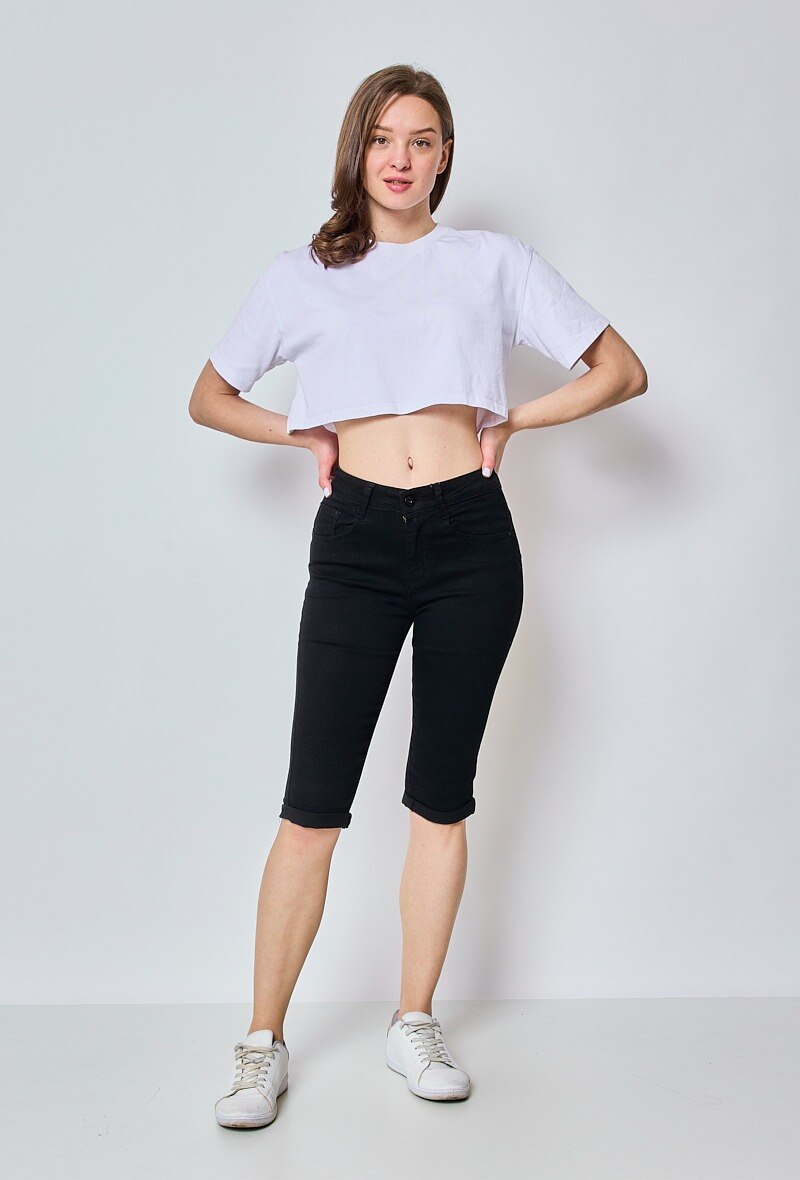 Wholesaler Elya's Jeans - Push up denim capri