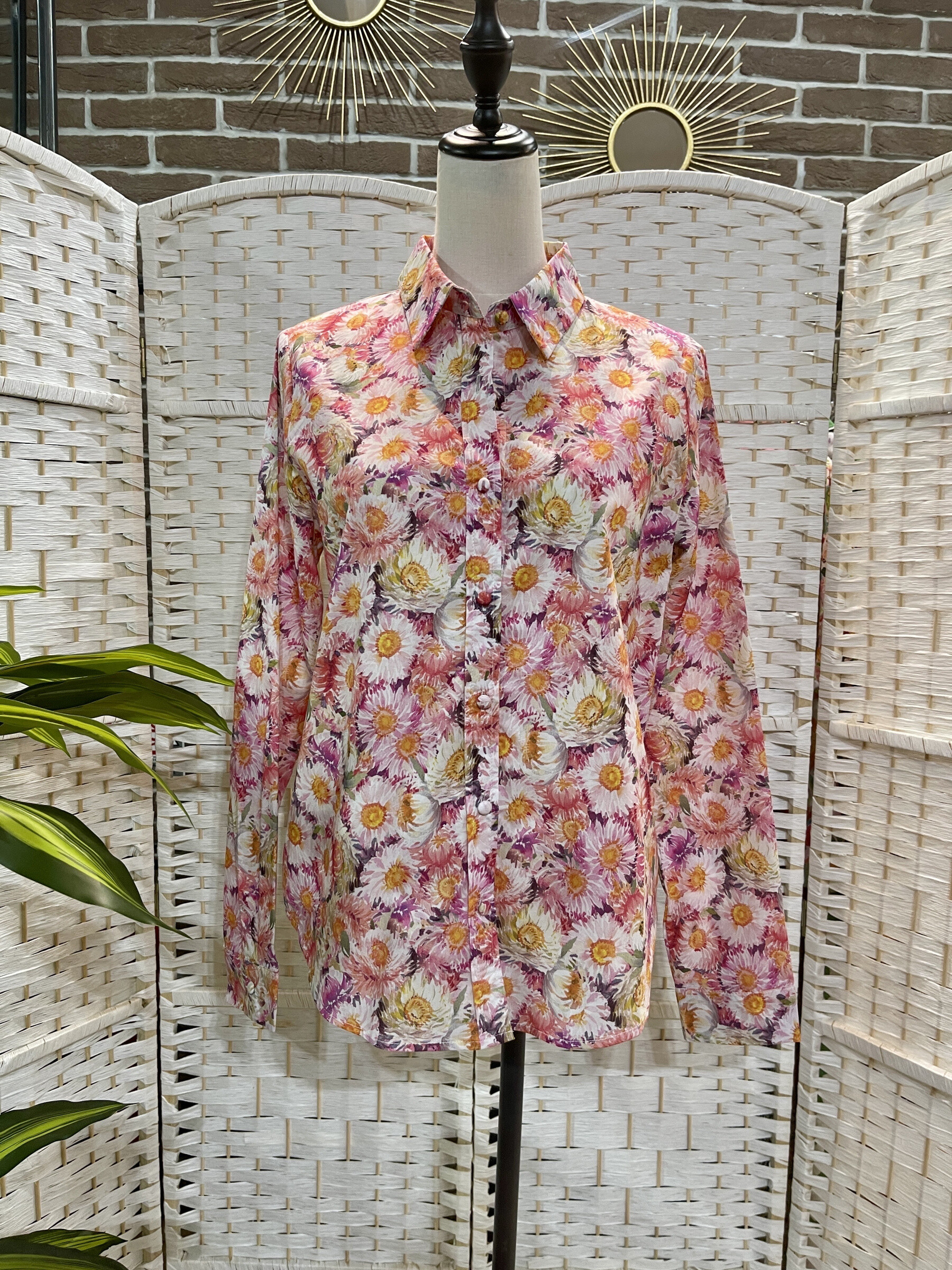 Grossiste Emi Jo - CHEMISE FLORAL
