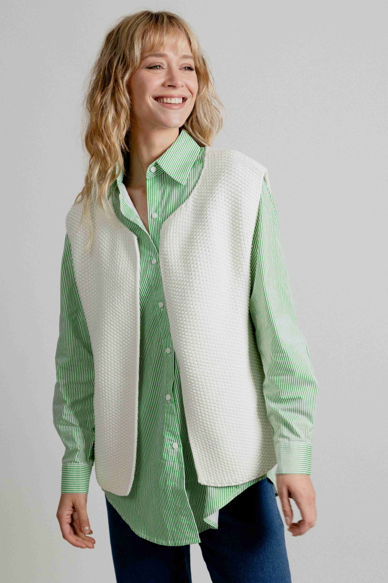 Wholesaler EMILIE K PRET A PORTER - Sleeveless cotton vest