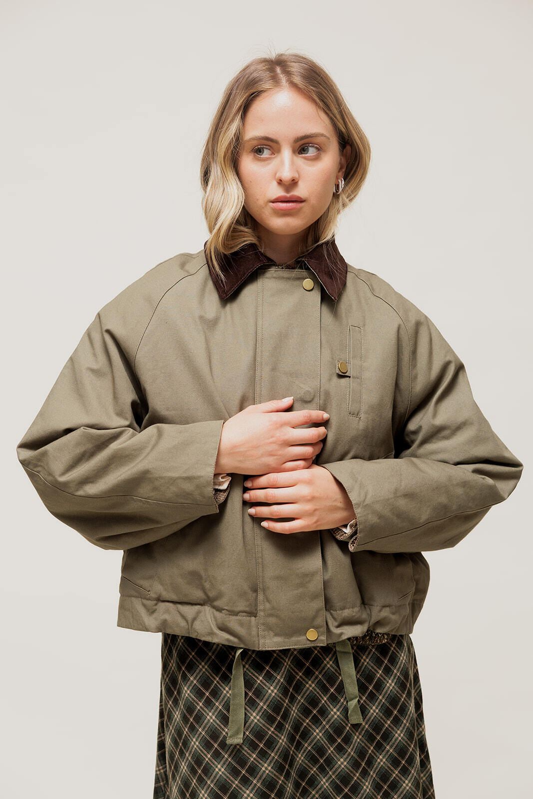 Grossista EMILIE K PRET A PORTER - BEORIA - Parka Corta in Cotone