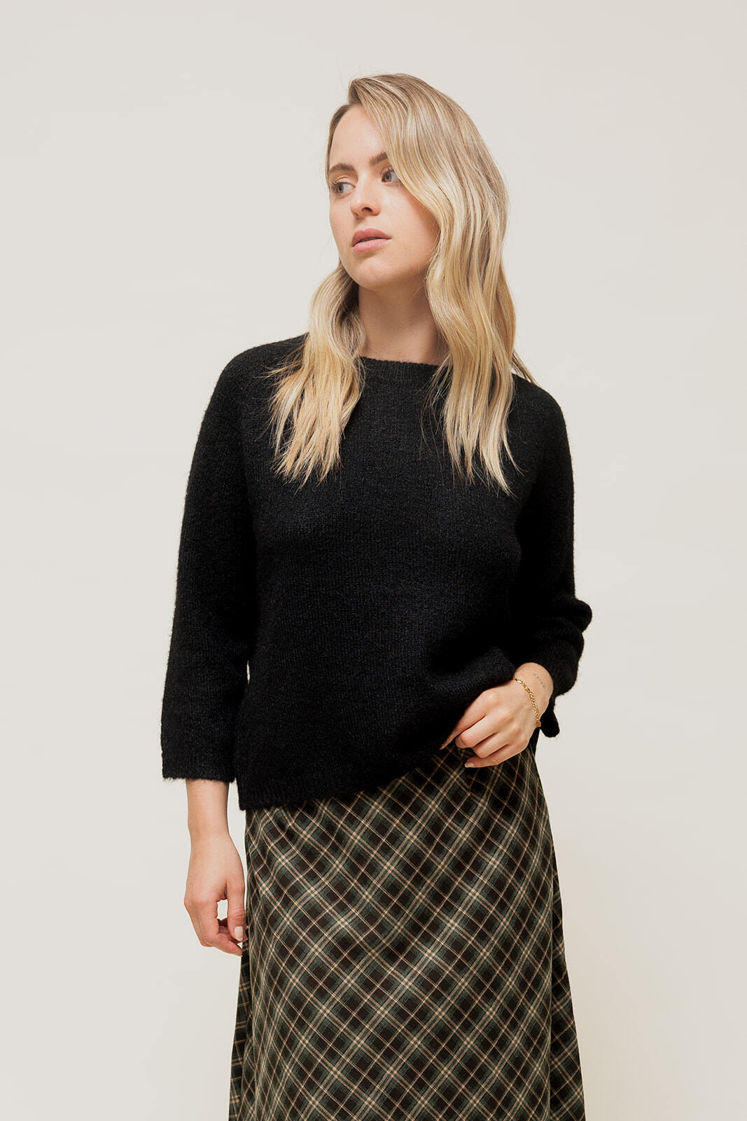 Grossiste EMILIE K PRET A PORTER - PELYNE - Pull à Manches 3/4