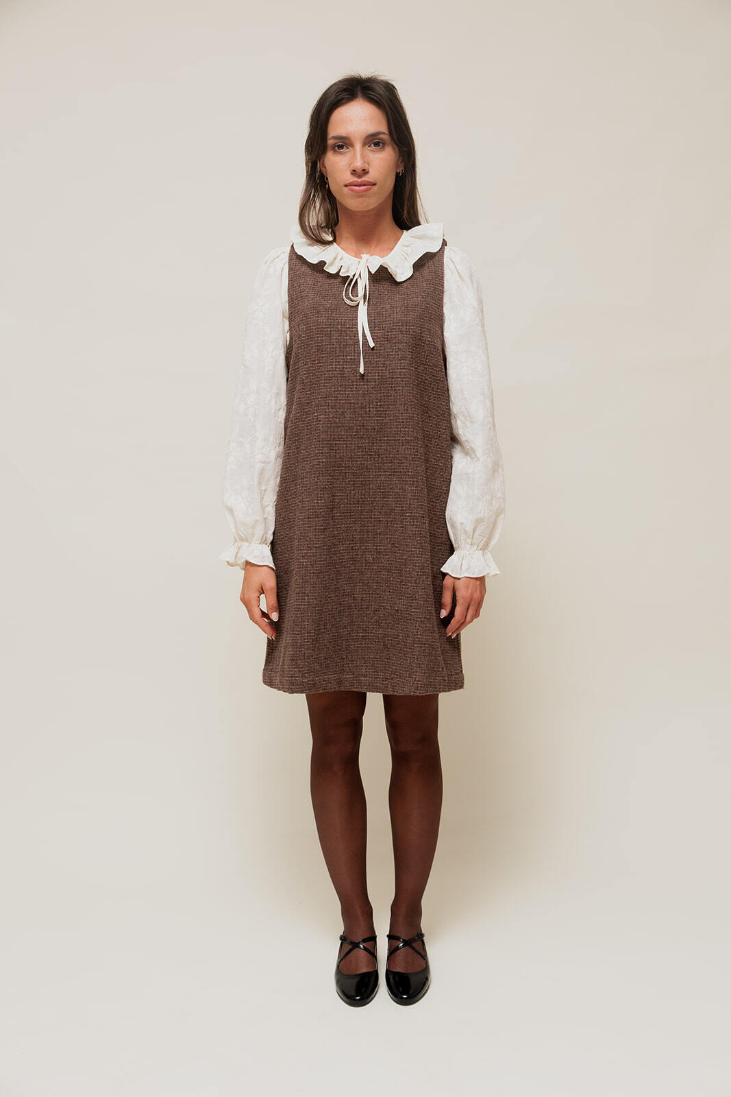 Grossiste EMILIE K PRET A PORTER - ALYONA - Robe Courte en Chevron