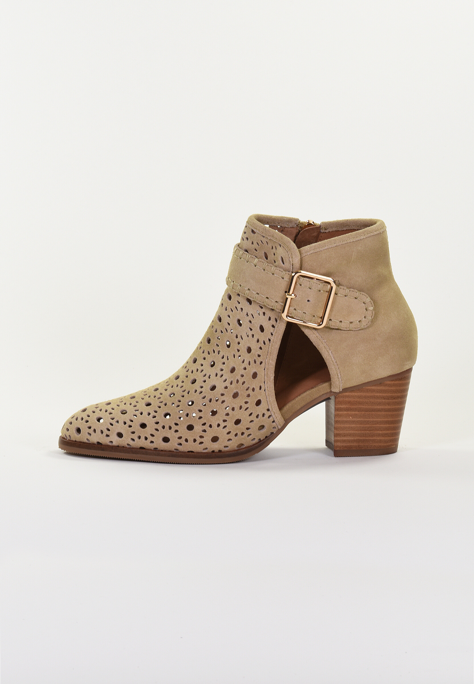 Wholesaler EMILIE KARSTON - Openwork glony boot with suede leather heel