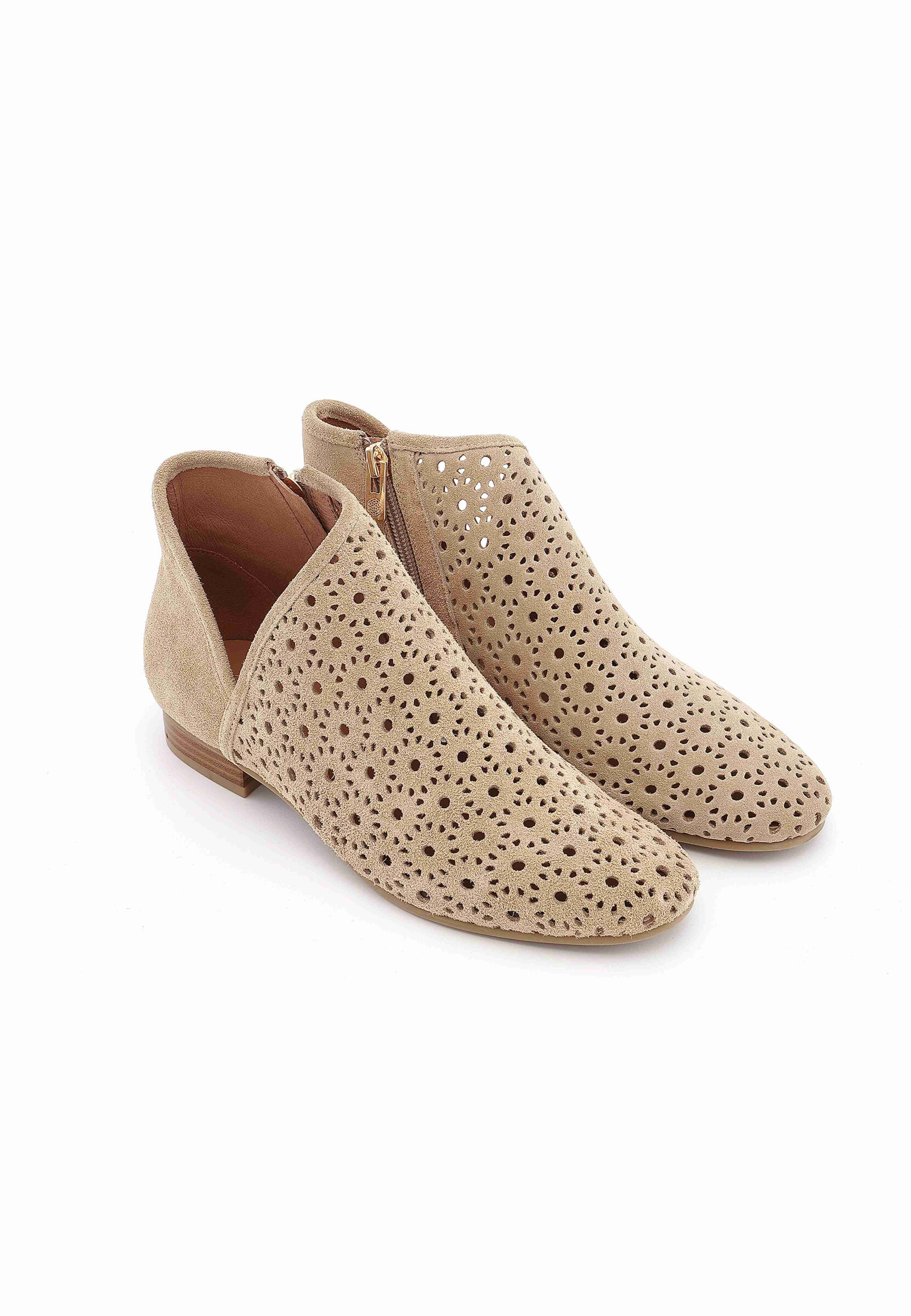 Wholesaler EMILIE KARSTON - Openwork leather solem boot - comfort and style on a daily basis