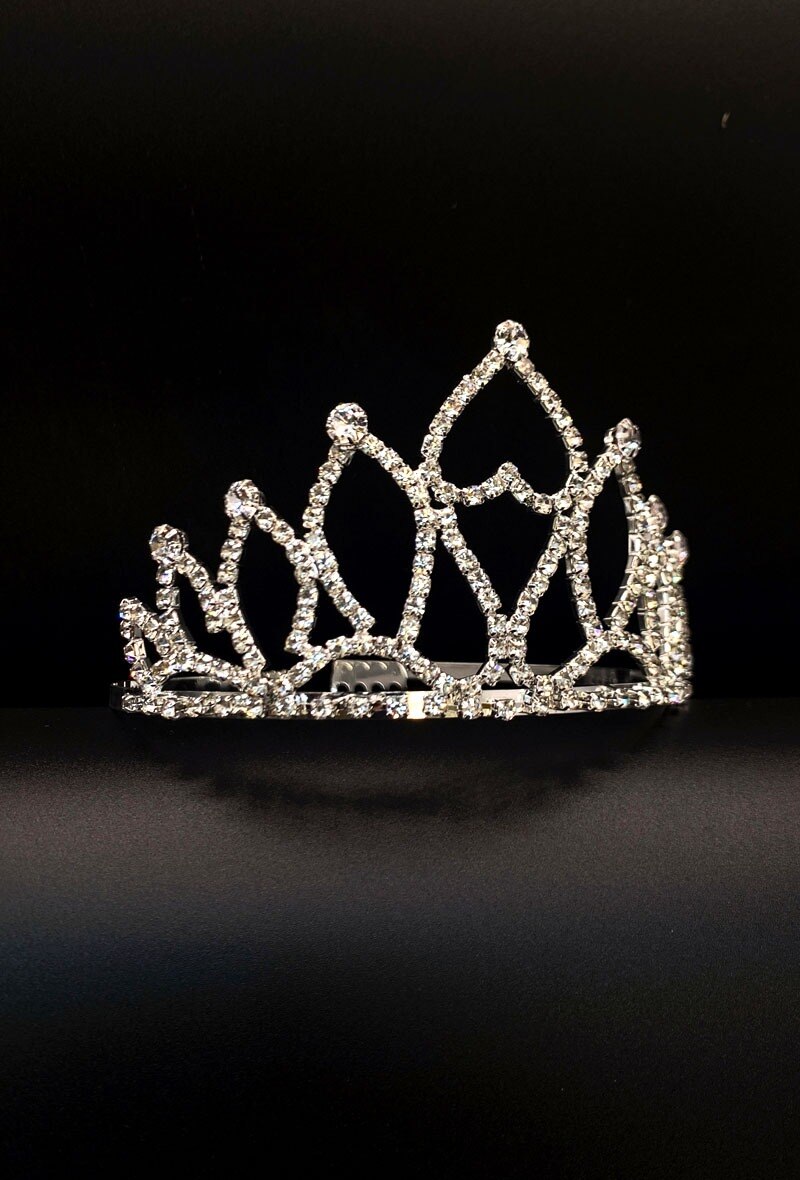 Großhändler Emily - Diadem/Tiara Kristall Krone mit Kamm