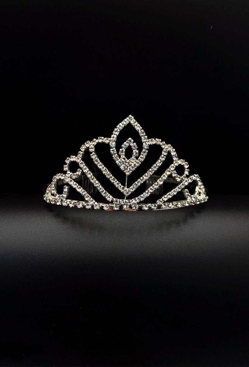 Großhändler Emily - Diadem/Tiara Kristall Krone mit Kamm