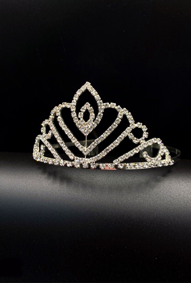 Couronne Anniversaire 18 Ans Strass Argent – Diadème Princesse + Peigne Cristal – Parfait Pour Fête Et Photos Mémorables