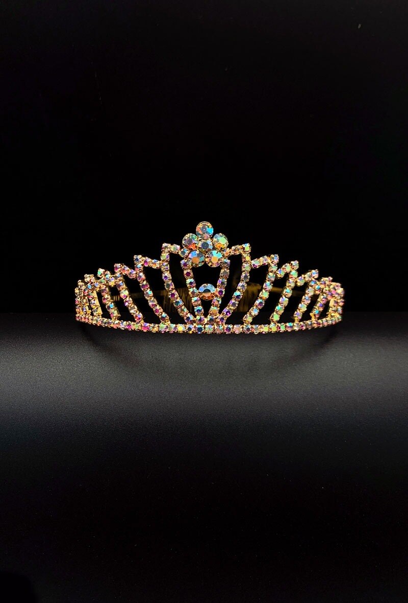 Großhändler Emily - Diadem/Tiara Kristall Krone mit Kamm